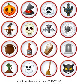 Halloween icon set
