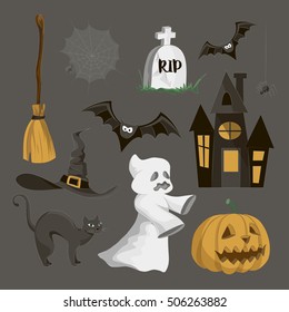 Halloween icon set