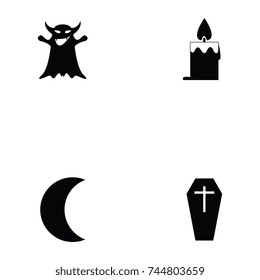 halloween icon set