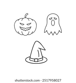 Halloween icon set for free download