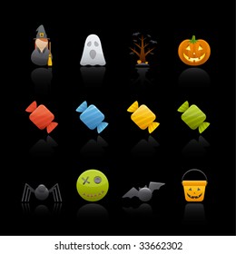 Halloween Icon Set for multiple application in Adobe Illustrator EPS 8.