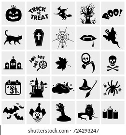 Halloween icon set VECTOR 