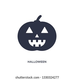 halloween icon. Simple element illustration from birthday party and wedding concept. halloween editable symbol design on white background. Can be use for web and mobile.