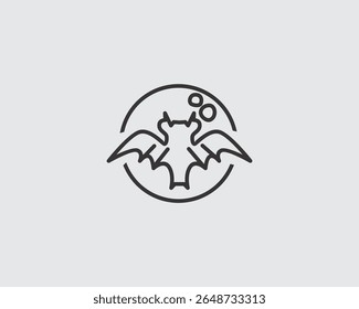 Halloween icon symbol line art
