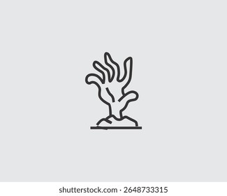 Halloween icon symbol line art