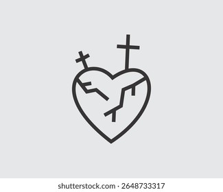 Halloween icon symbol line art