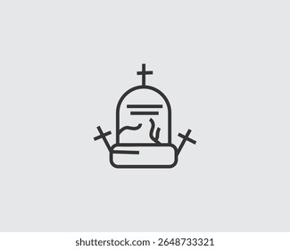 Halloween icon symbol line art