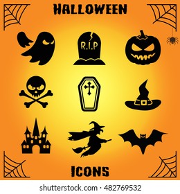 Halloween icon vector