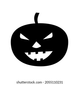 Halloween, icon vector black on a white background