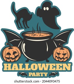 Halloween icon vector flat design