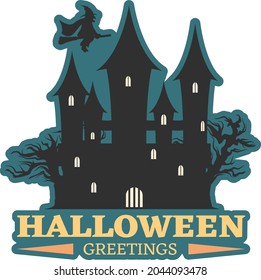 Halloween icon vector flat design