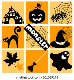 halloween icon. Vector illustration