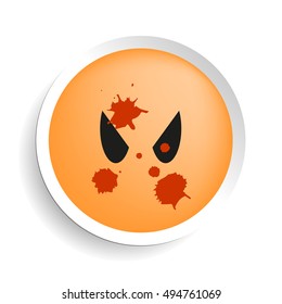 Halloween icon. Vector illustration.