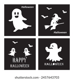 Halloween icon vector illustration simple design