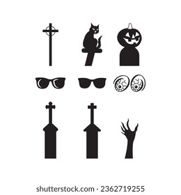 Halloween icon, vector and new