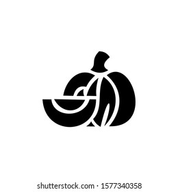Halloween icon. Vector pumpkin. Halloween pumpkin.