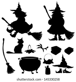 Halloween icon , vector set