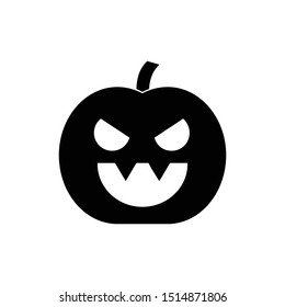 halloween icon vector sign isolated on white background.