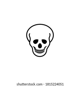 Icono de Halloween símbolo vector de horror ilustración aislada fondo blanco