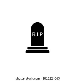 Halloween icon vector symbol of horror isolated illustration white background
