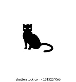 Halloween icon vector symbol of horror isolated illustration white background
