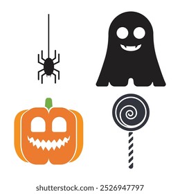 Halloween Icon Vector Template Illustration