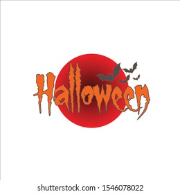 Halloween Icon in White Background