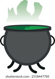 The Halloween icon of the witch's potion cauldron is synonymous with the dark atmosphere on Halloween