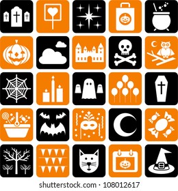 Halloween icons