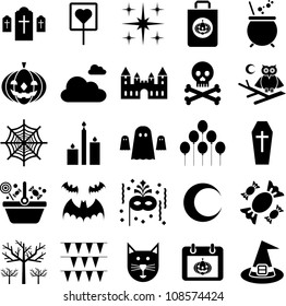 Halloween icons