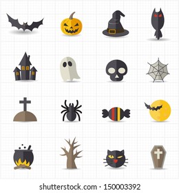 Halloween icons