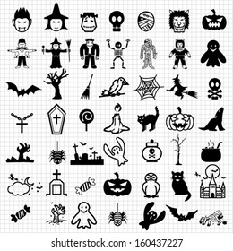 Halloween icons