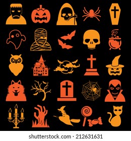 halloween icons 