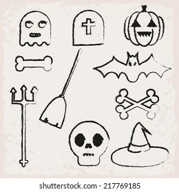 Halloween icons