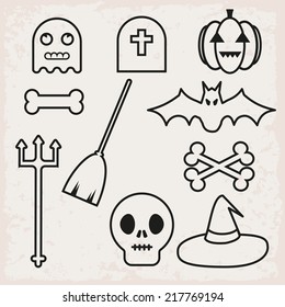 Halloween icons
