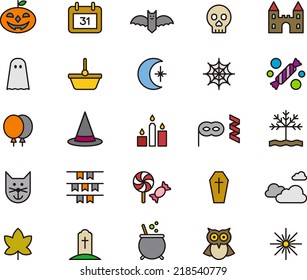 Halloween icons