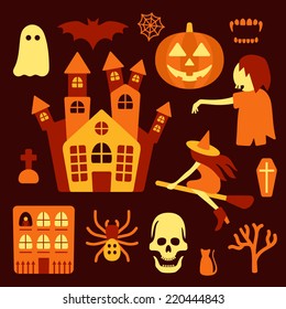 Halloween icons