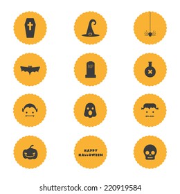 Halloween icons