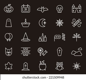 Halloween icons