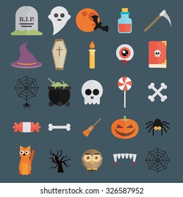 Halloween icons