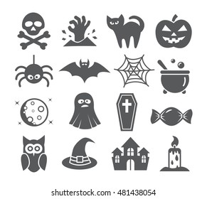 Halloween icons