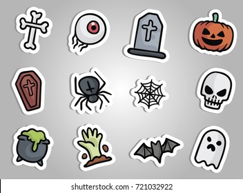 Halloween icons