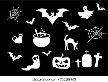 Halloween icons