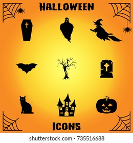 Halloween icons