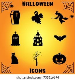 Halloween icons