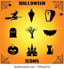 Halloween icons