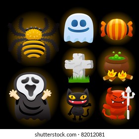 Halloween icons