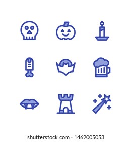 Halloween icons in for any purposes. Perfect for website mobile app presentation and any other projects