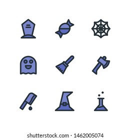 Halloween icons in for any purposes. Perfect for website mobile app presentation and any other projects