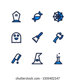 Halloween icons in for any purposes. Perfect for website mobile app presentation and any other projects